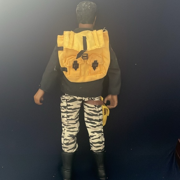 Hasbro 1992 G I Joe Hall Of Fame Stalker Figure Doll Flocked Hair 12"/30cm ASIS - Picture 5 of 5